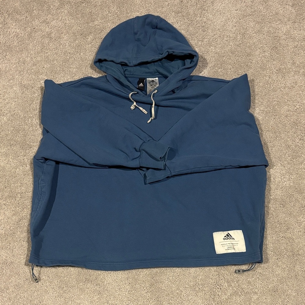 Adidas Men's Deep Blue Hoodie